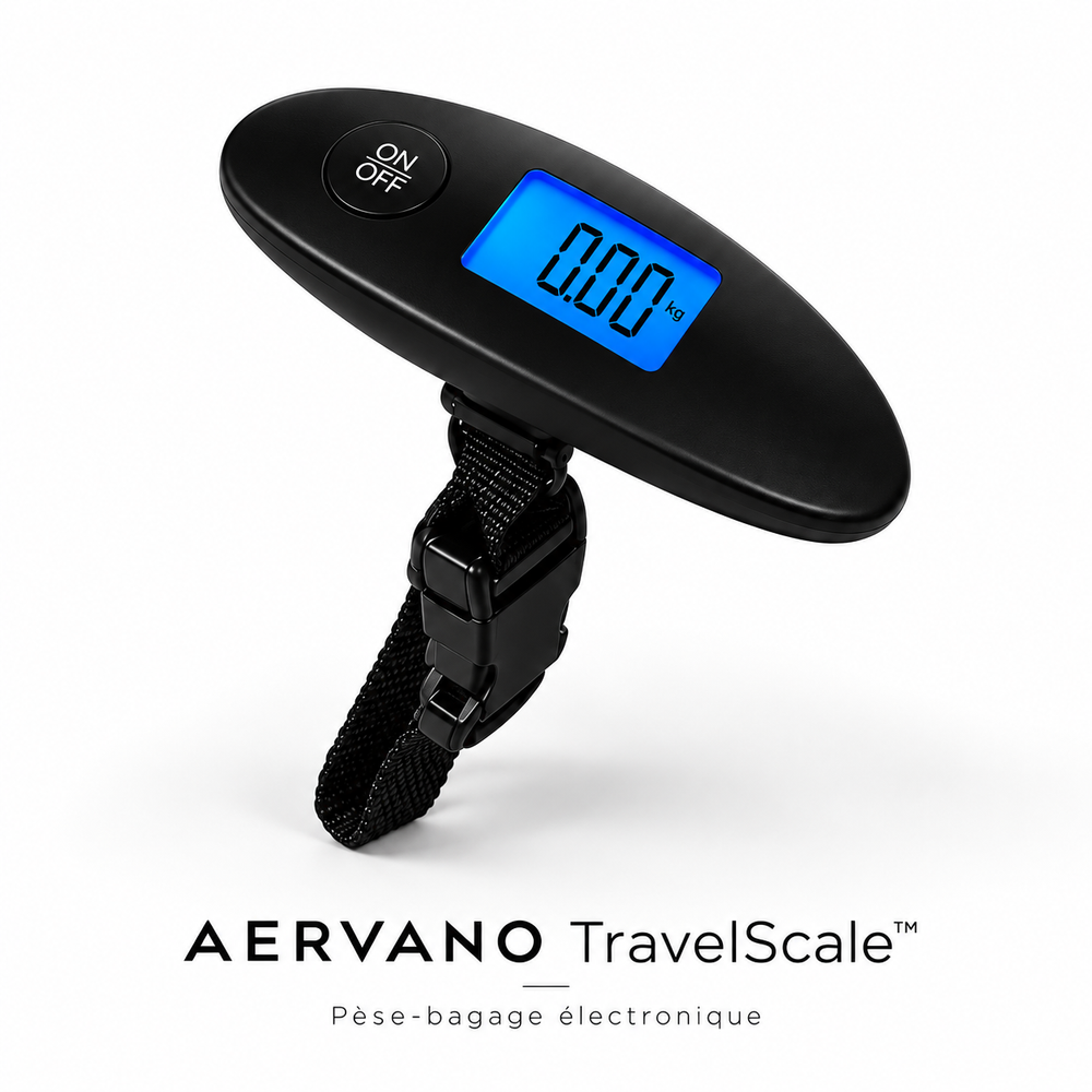 Aervano TravelScale™ — Pèse-bagage électronique