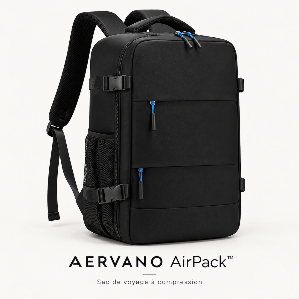 Aervano AirPack™ — Sac de voyage à compression