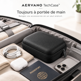 Aervano TechCase™ — Organiseur de chargeur et câbles