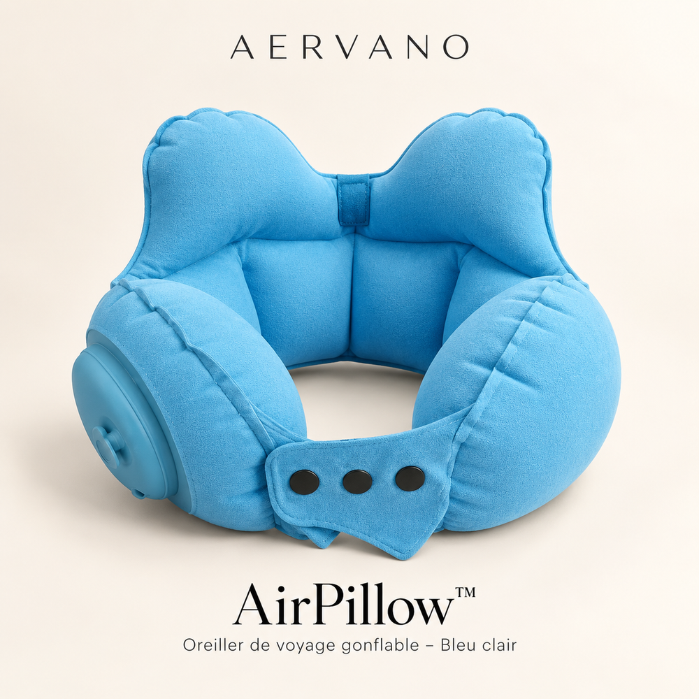Aervano AirPillow bleu clair